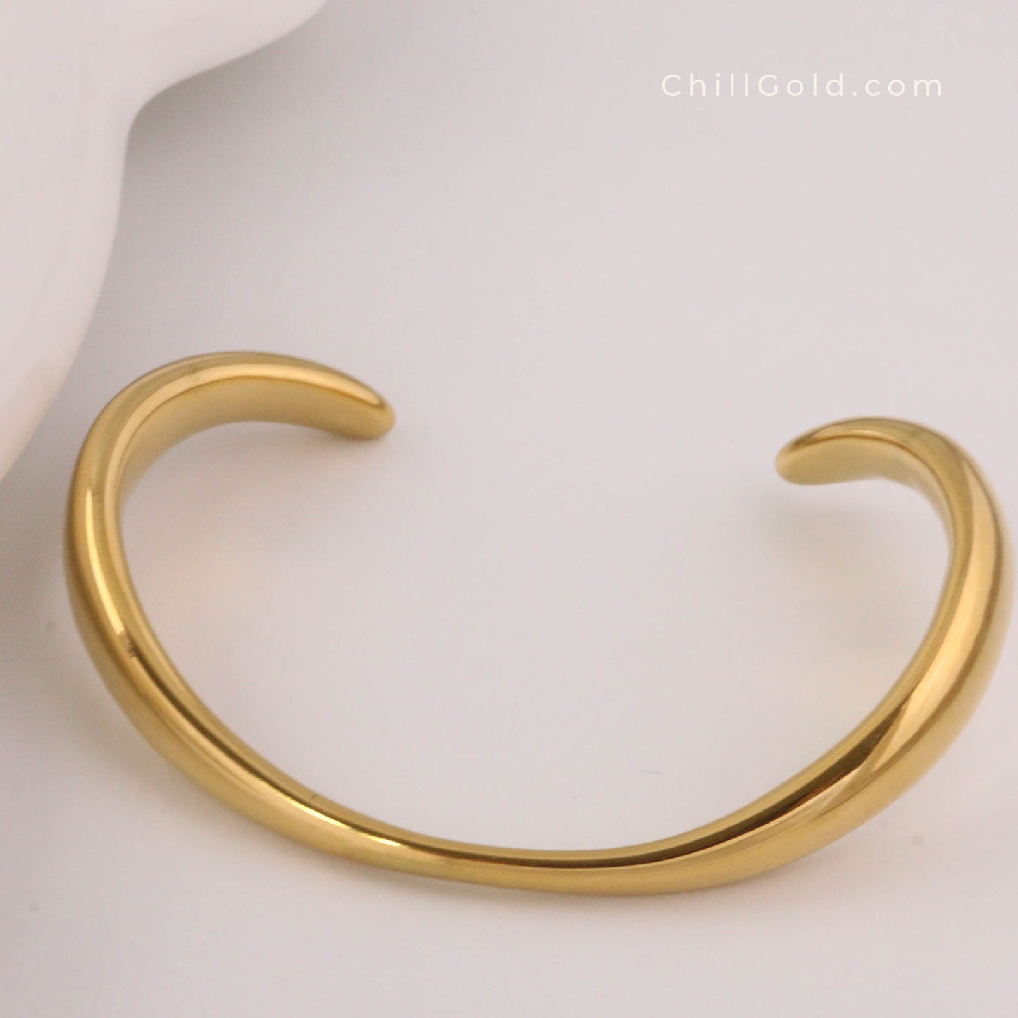Light Luxury Irregular Open Bangle