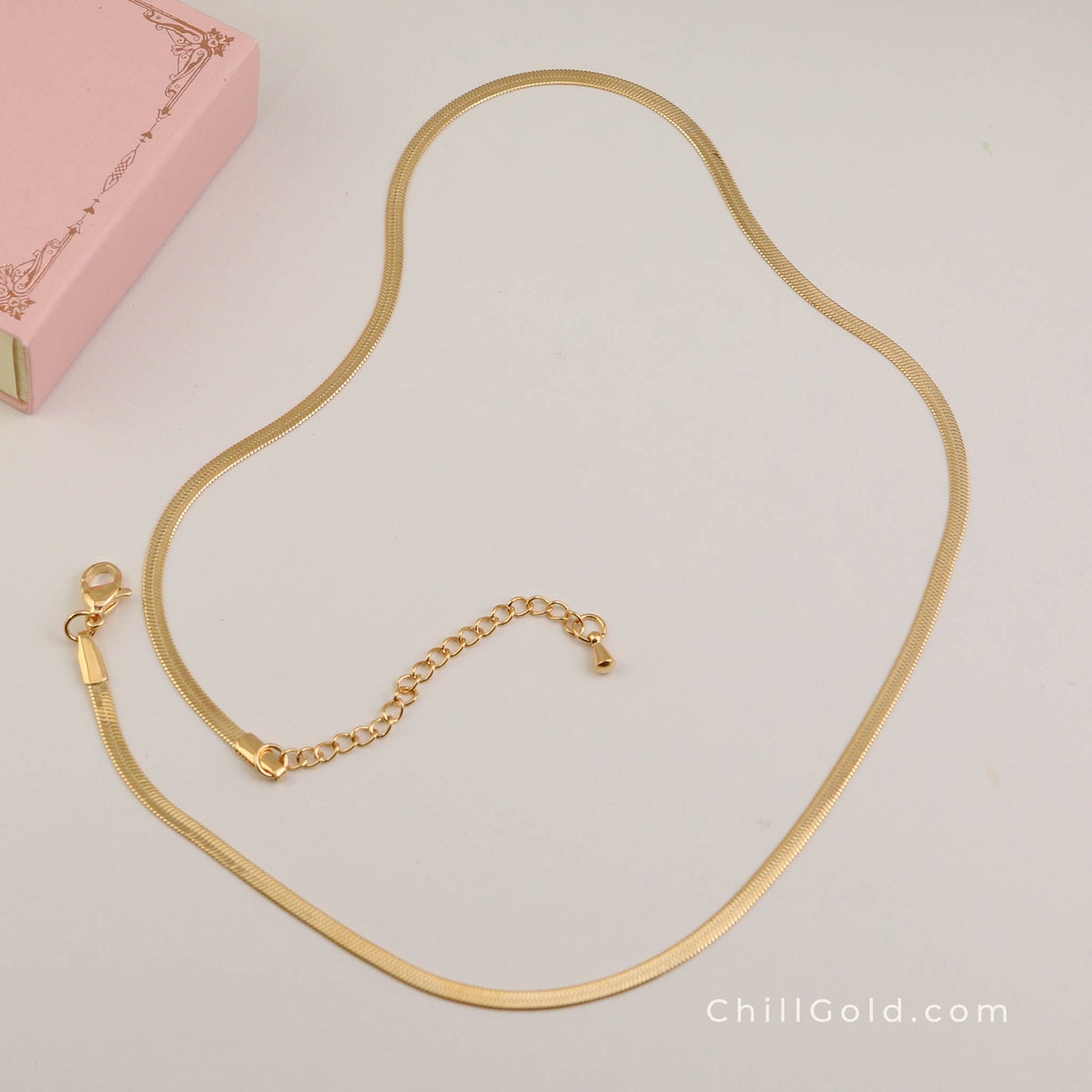 Gold Plated Cuban Snake Chain Necklace