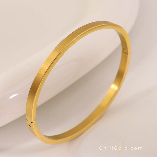 Real 18K Gold Plated Bangles