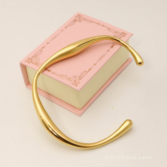 Hammered Gold Plated Cuff
