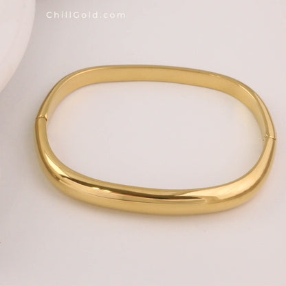 Minimalist Square High-End Clasp Bracelet