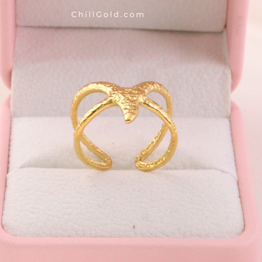 Open Starfish Ring