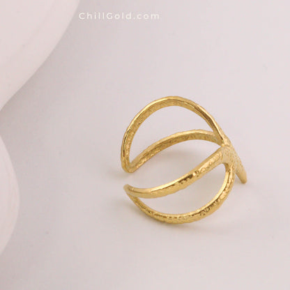 Open Starfish Ring