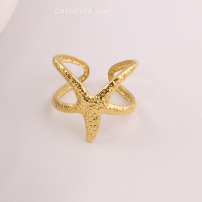 Open Starfish Ring